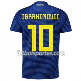 Camisetas Suecia Ibrahimovic 10 Segunda Equipacion Mundial 2018